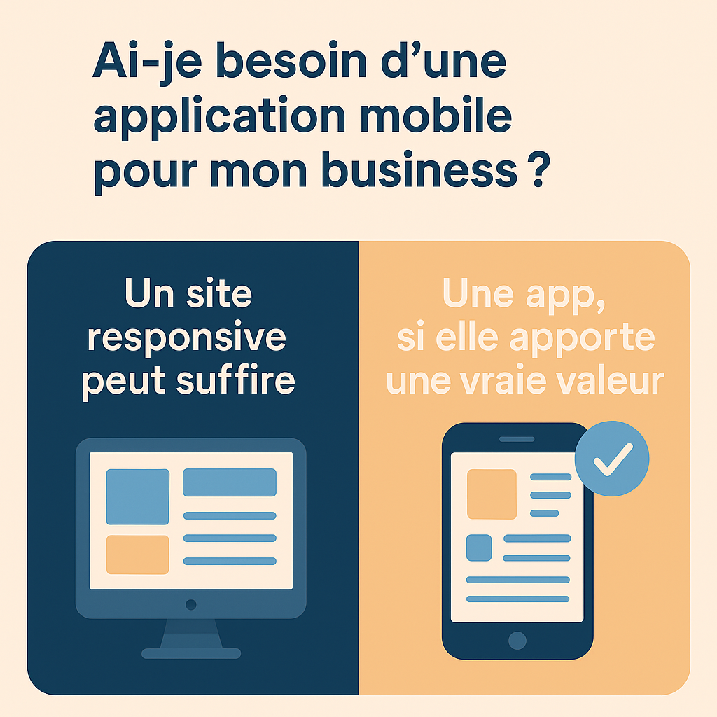 Ai-je vraiment besoin d’une application mobile pour mon business