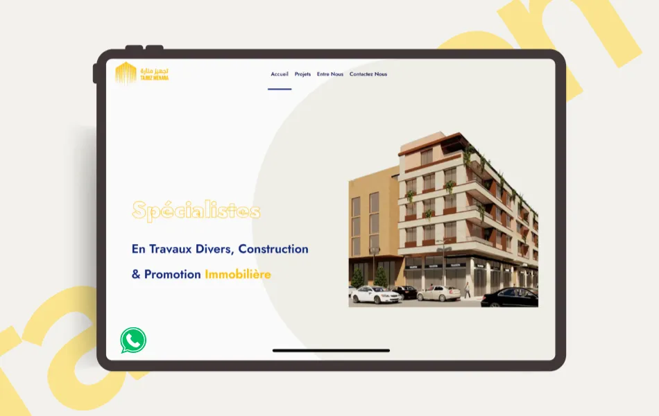 Groupe Menara Tajhiz est une entreprise spécialisée dans la fourniture d’équipements et de solutions destinées aux professionnels. Elle accompagne ses clients avec des services fiables, adaptés aux besoins techniques et opérationnels de différents secteurs.