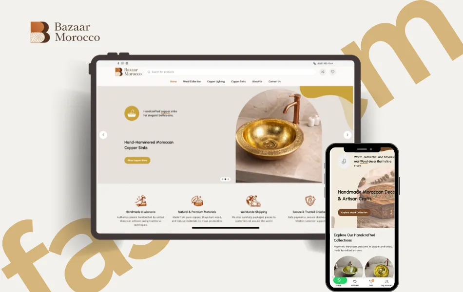 FastReem a accompagné My Tours Morocco dans la création de son site web et le développement de son identité digitale.