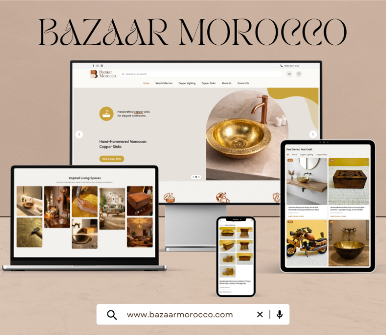 Site e-commerce pour Bazaar Morocco | Projet FastReem