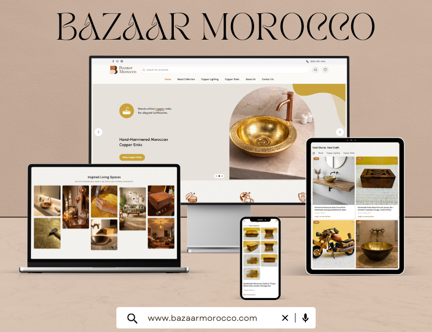 Site e-commerce pour Bazaar Morocco | Projet FastReem