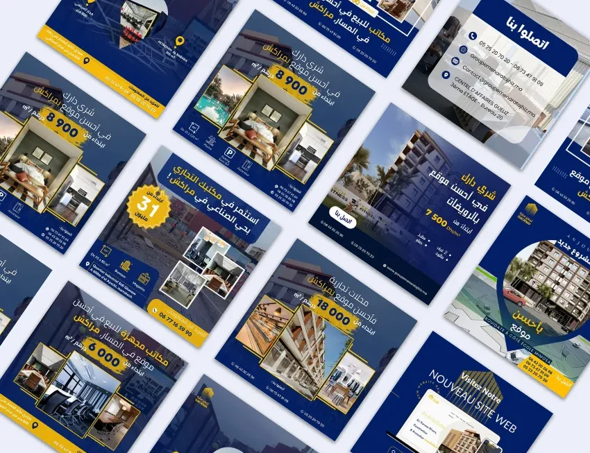 Social Media & gestion de contenu pour Groupe Menara Tajhiz