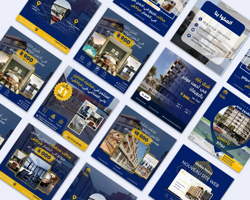 Social Media & gestion de contenu pour Groupe Menara Tajhiz