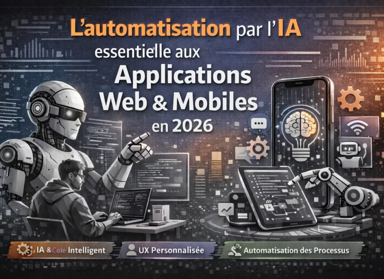 Pourquoi l’automatisation par l’IA est indispensable au développement d'applications web et mobiles sur mesure en 2026
